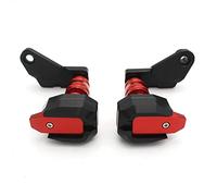 Topes Anticaida Moto Para S┐UZUKI GSXR1000 GSX-R1000 GSXR 1000 2009-2016 Marco de protección contra caídas de motocicleta Protector de carenado Protector de almohadilla de choque(Red)