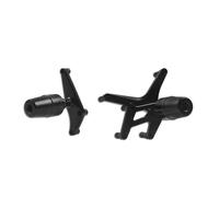 Topes Anticaida Moto Para V4 V4S 2018-2022 2021 2020 marco de protección contra caídas para motocicleta Protector carenado deslizante almohadilla choque(Black)
