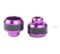 Topes Anticaída para moto Aluminio Carbono 220g Topes Anticaída(Purple)
