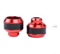 Topes Anticaída para moto Aluminio Carbono 220g Topes Anticaída(Red)