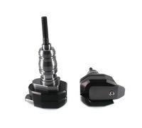 Topes Anticaida Para NINJA650 Para NINJA 650 17-23 Marco Protección Contra Caídas Motocicleta Protector Carenado Deslizante Almohadilla Protectora Antichoque Protector Contra Choques(Titanio)