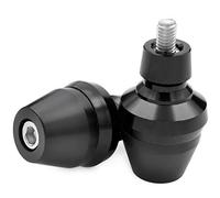 Topes Anticaida para Yamaha Cubierta Universal para Motocicletas, Protector contra Caídas, Deslizadores Marco Motocicleta, Almohadilla Tope Tornillo Deslizadores Marco (Color : Schwarz)