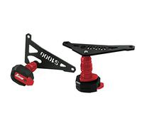 Topes Anticaida Protector Almohadilla Antichoque Motocicleta para BMW S1000R para S 1000 R 2014-2016 Marco Protección contra Caídas Protector Carenado Deslizante Deslizadores Marco (Color : Rosso)