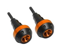 Topes Anticaida Protector Deslizante contra Caídas De Marco Compatible con Benelli BJ250 para BJ500 BJ600 BJ para TRK para 502 Almohadilla Protectora(Orange)