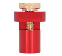 Topes de banco de 19 mm con tornillo de mariposa, tope de mesa para carpintería de aleación de aluminio, bloque limitador antideslizante para bancos de trabajo, utilizado en (Roja)