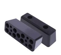 Topes de Goma Parachoques Pesados con Pernos, Taco Tope de Caucho, Parachoques de Goma para Camion, Remolque, Semirremolque, Furgón, Muelle de Carga