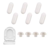 Topes De Inodoro Parachoques, Parachoques del Asiento del Inodoro, 10 Piezas Topes Asiento Para Inodoropara Parachoques Para Tapa De Inodoro Asiento Del Baño Hogar Hotel