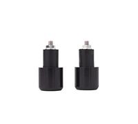 Topes de Manillar Moto, 7/8" 22mm Serie Moto Manillar Topes Perillas CNC Negro