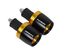 Topes De Manillar Tapones para Extremos De Manillar Motocicleta para Yamaha NMAX 155, 125, 150, (2015-2025) para Puños Aleación Equilibrada Motocicleta Puños Mano Tapón
