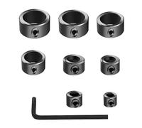 Topes de Profundidad,8pcs Topes para Taladro Anillo Posicionador,Topes de Profundidad Brocas, 3mm,4mm,5mm,6mm,8mm,10mm,12mm,16mm Tope Profundidad Taladro,Taladro Anillo Posicionador