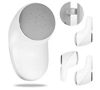 Topes de Puerta, 4 piezas, en Blanco, para Niños y Bebés, con adhesivo especial, Topes de puerta Antigolpes, Protección y Seguridad para los niños, Protección antipinzamiento puertas y ventanas