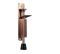 Topes de puerta Tope de puerta telescópico for baño, topes Metal con cuñas freno pie, Protector pared, herramientas ferretería for el hogar(Red)