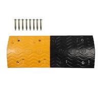 Topes de velocidad para entrada, rampa de tráfico de goma que absorbe los golpes, alta visibilidad para estacionamiento, almacenes, residencias, centros comerciales