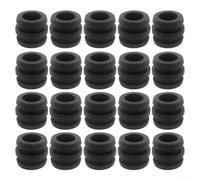 Topes Goma Negro 24x29mm Para Mesa Fútbol | Elásticos y suaves, reducen al jugar, ideales para mesas de madera o plástico, uso interior y exterior(20pc)