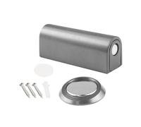 Topes magnéticos para puerta de piso, versátil y funcional, compacto, portátil, montaje de metal, equipo elegante o montado en la pared, hardware para el hogar, cierre ajustable | Escuela de empresa