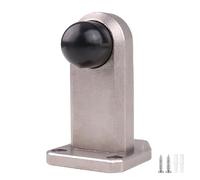 Topes Magnéticos Para Puerta La Parte Superior De La Puerta Anticolisión No Requiere Perforación Tope De Puerta De Acero Inoxidable De Silicona Tope De Puerta De Goma Plateado Altura 92mm