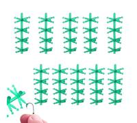 Topes para Anzuelos,10 Cuerdas Equipo Pesquero Suave Y Ligero | Cuentas de para Agua Dulce | para Navegación Kayak Mar Adentro Adentro Agua Salada Orilla Río Lago Playa Camping