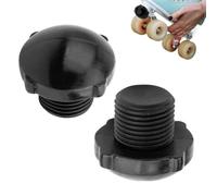 Topes para Patines - Frenos de Goma Gruesa para Patines | Topes de punta de patín cuádruple de 5/8 de pulgada para bailar, patinar, girar