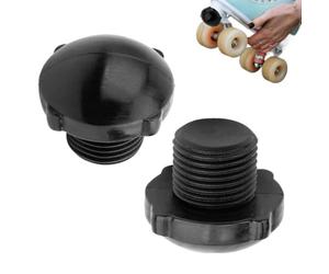 Topes para Patines - Frenos de Goma Gruesa para Patines | Topes de punta de patín cuádruple de 5/8 de pulgada para bailar, patinar, girar