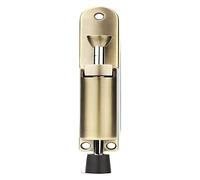 topes para puertas, Cerraduras de puerta ajustables aleación zinc con soporte for detener y liberar el pie, fija anticolisión resistente al viento(Green Bronze)