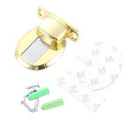 topes para puertas de interior, Tope de puerta magnético fuerte, soporte de puerta, Mini Topes de puerta magnéticos, Tope de puerta de montaje en pared, accesorio de Hardware for muebles (dorado) (Si