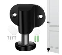 Topes Para Puertas Interiores - Topes Magnéticos para Puertas de Alta Durabilidad - Soporte Ajustable Sin Perforación,Para Apartamento Hotel Tienda Restaurante Suelo Madera