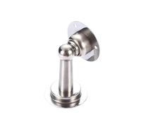 Topes Para Puertas Suelo Tope de puerta acero inoxidable, tope magnético, cierre, tornillos sin clavos for un montaje más resistente(Silver)