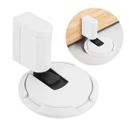 Topes para Puertas Suelo, Tope Puerta Adhesivo, Retenedor Puerta Ajustable | Door Stopper sin Taladrar, Topes Puertas Suelo para Hogar Oficina, Sujeta Puertas de Metal Resistente