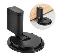 Topes para Puertas Suelo, Tope Puerta Adhesivo, Retenedor Puerta Ajustable, Door Stopper sin Taladrar, Topes Puertas Suelo para Hogar Oficina, Sujeta Puertas de Metal Resistente
