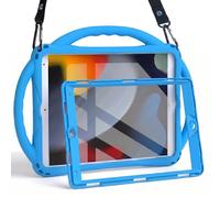 TOPESCT Funda infantil para iPad de 10.2 pulgadas de 9ª/8ª/7ª generación, hecha de silicona apta para niños, con protector de pantalla integrado, funda con mango a prueba de golpes para iPad 9/8/7 Gen
