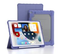 TOPESCT Funda para iPad 9/8/7 de 10.2 Pulgadas (versión 2021/2020/2019, 9ª/8ª/7ª generación), Encendido y Apagado automático, Fuerte Cubierta magnética a Prueba de Golpes con Carcasa Trasera