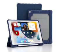 TOPESCT Funda para iPad 9/8/7 de 10.2 Pulgadas (versión 2021/2020/2019, 9ª/8ª/7ª generación), Encendido y Apagado automático, Fuerte Cubierta magnética a Prueba de Golpes con Carcasa Trasera