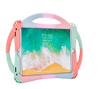 TopEsct - Funda para iPad de 6ª generación, Funda para iPad de 5ª generación, Funda para iPad 2017/2018 de 9.7 Pulgadas, Soporte de Mango Integrado, con una Correa de Silicona a Prueba de Golpes para