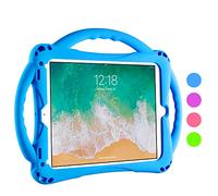 TOPESCT Funda para iPad de 6ª generación, Funda para iPad de 5ª generación, Funda para niños para iPad 2017/2018 de 9.7 Pulgadas, Soporte de Mango Integrado, Viene con una Correa de Silicona a Prueba