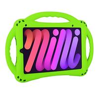 TopEsct Funda para niños para iPad Mini de 6ª generación, Resistente a los Golpes, a Prueba de niños, Funda Protectora para niños con Soporte de Tres Asas para iPad Mini 6 de 8.3 Pulgadas (Verde)