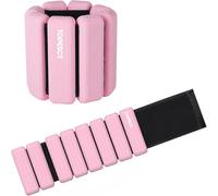 TOPESCT Pesas ajustables para muñeca - Juego de 2 (1 libra cada una) | Pulsera de pesas para muñeca y tobillo para yoga, danza, barra, pilates, cardio, aeróbicos, caminar