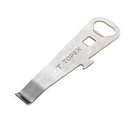 Topex - Abrelatas de pintura para trabajos de renovación y acabado con abrebotellas y orificio para tirador de puerta.