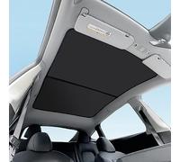 topfit Parasol para el Model Y Aislamiento de Ventana de Techo protección contra Rayos UV Parasol para Tesla Model Y persianas de Bloqueo de Calor (Lacado en Plata)