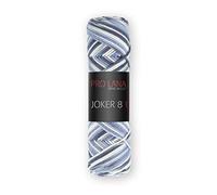 Topflappengarn Joker 50 g 8 Color - Color: 542 - Mezcla azul/gris