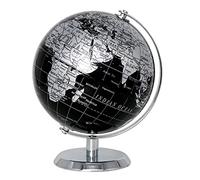 TOPGLOBE 14 cm globo terráqueo con soporte de acero inoxidable para colegio