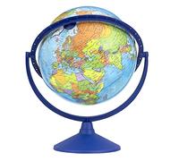 TOPGLOBE 30cm Globo terráqueo - en Inglés -Todas las direcciones 360 ° giratorio