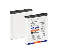 TOPGOBAT Pack de 2 baterías de repuesto NP-BG1, NP-FG1, BG1 para cámaras digitales Cyber-Shot DSC-H50, Cyber-Shot DSC-H10, Cyber-Shot DSC-W120, Cyber-Shot DSC-W170 y Cyber-Shot DSC-W300