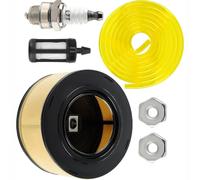 TopHomer 1141 120 1600 Filtro de aire Kit de mantenimiento para motosierra StihlMS231 MS241 MS251 MS261 MS271 MS291 MS311 MS381 MS391 Motosierra Motosierra Kit de servicio con bujía manguera de