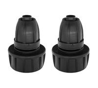 TopHomer 2 adaptadores de grifo de riego por goteo, adaptador de manguera de riego de 3/4 a 3/8 pulgadas (B)