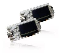 TopHomer 2 x ESP32 Kit de placa de desarrollo WIFI - WiFi 32 Bluetooth con pantalla OLED de 0,96 pulgadas, placa PCB de desarrollo apta para Arduino