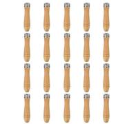 TopHomer 20 empuñaduras de madera con arandelas de seguridad de metal, mango de archivo, barra de repuesto duradera para carpintería (110 mm)