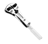 TopHomer Abridor de reloj universal plateado con tres garras ajustable, herramienta de extracción de batería para reparación de relojes, 34mm