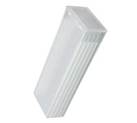 TopHomer Caja de almacenamiento de diapositivas de vidrio, soporte de diapositivas de plástico con diseño de división para equipos de laboratorio de investigación científica (para 5 portaobjetos de