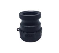 TopHomer Camlock - Conector de manguera de desconexión rápida tipo A macho adaptador de tanque para jardín, cocina (2 pulgadas)
