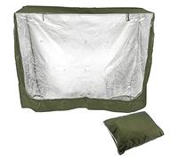 TopHomer Cubierta universal para conejera de 48 pulgadas, cubierta universal de doble piso para conejeras de indias, conejeras, a prueba de polvo, resistente al viento, impermeable, color verde